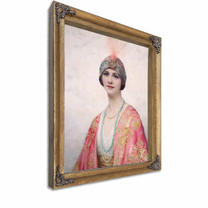 A Beauty In Eastern Costume By William Clarke Wontner