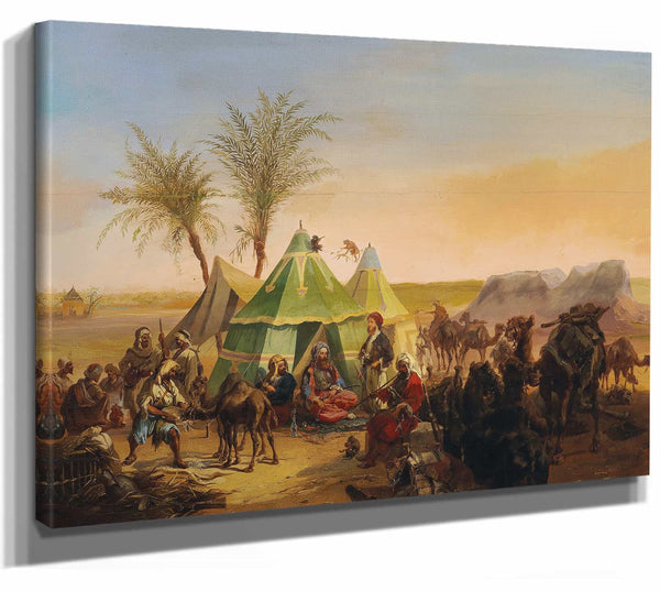 A Bedouin Encampment By Joseph Heicke