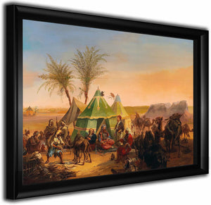 A Bedouin Encampment By Joseph Heicke