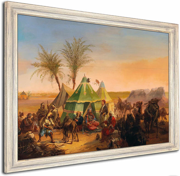 A Bedouin Encampment By Joseph Heicke