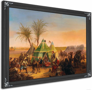 A Bedouin Encampment By Joseph Heicke