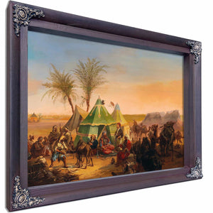 A Bedouin Encampment By Joseph Heicke