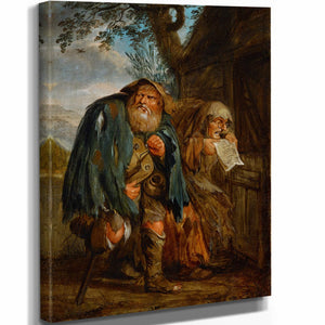 Adriaen Pietersz Van De Venne A Beggars Couple By Adriaen Pietersz Van De Venne