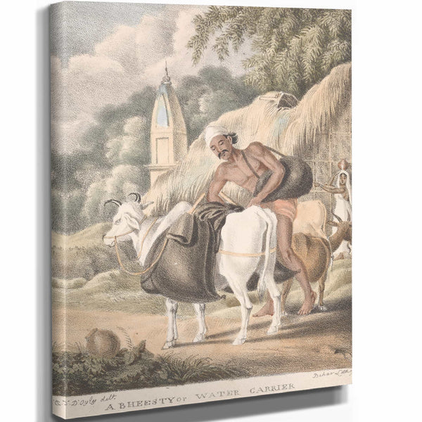 A Bheesty Or Water Carrier By Sir Charles Doyly