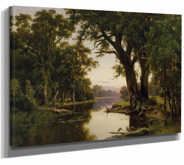 A Billabong Of The Goulburn Victoria By Henry James Johnstone