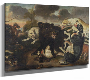 A Boar Hunt By Juriaen Jacobsz