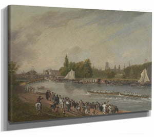 A Boat Race On The River Isis Oxford By John Whessell