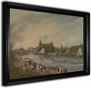 A Boat Race On The River Isis Oxford By John Whessell