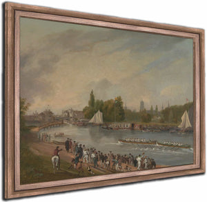 A Boat Race On The River Isis Oxford By John Whessell