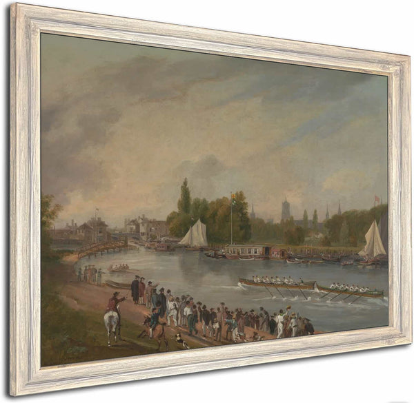 A Boat Race On The River Isis Oxford By John Whessell