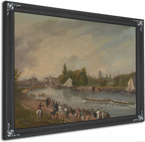 A Boat Race On The River Isis Oxford By John Whessell