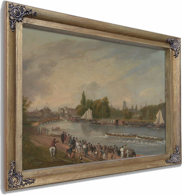 A Boat Race On The River Isis Oxford By John Whessell