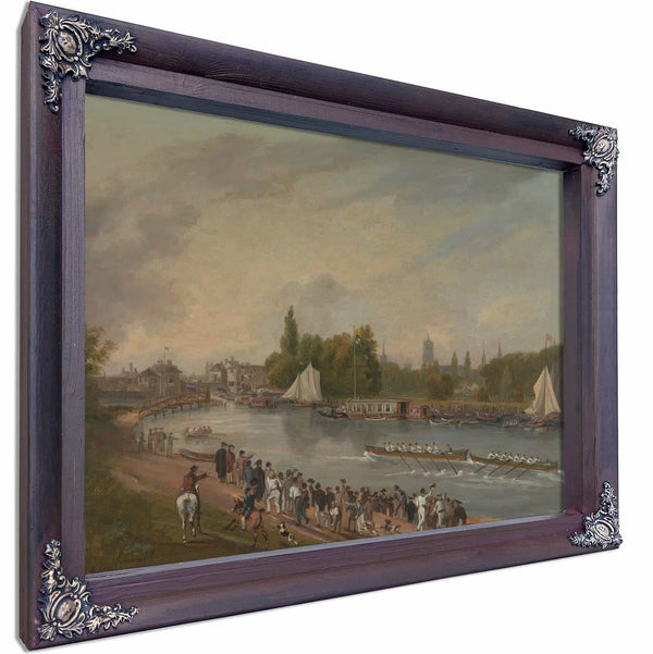 A Boat Race On The River Isis Oxford By John Whessell