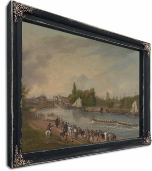 A Boat Race On The River Isis Oxford By John Whessell