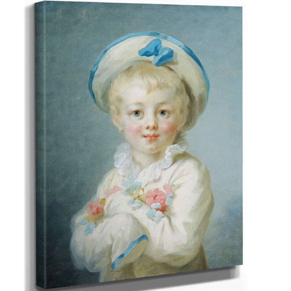 Jean Honore Fragonard A Boy As Pierrot By Jean Honore Fragonard