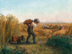 Johann Matthias Ranftl A Boy On The Way To The Field By Johann Matthias Ranftl