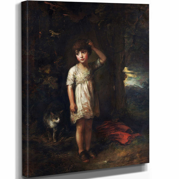 Thomas Gainsborough A Boy With A Catmorning By Thomas Gainsborough