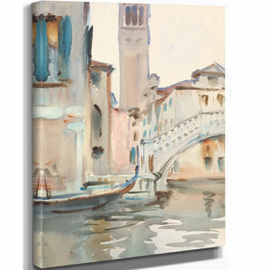 John Singer Sargent A Bridge And Campanile Venice By John Singer Sargent