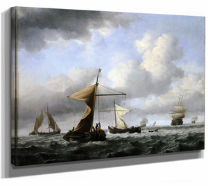 A Brisk Breeze By Willem Van De Velde The Younger