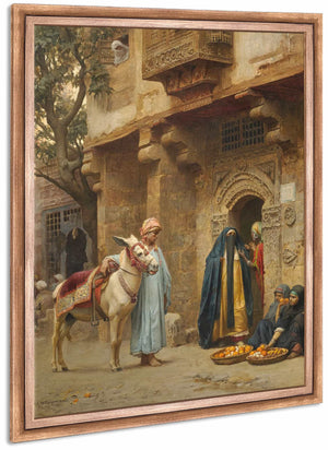 A Cairo Street By Frederick Arthur Bridgman