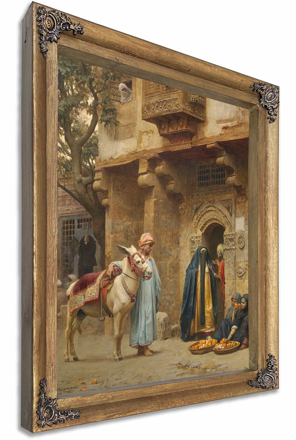 A Cairo Street By Frederick Arthur Bridgman