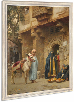 A Cairo Street By Frederick Arthur Bridgman