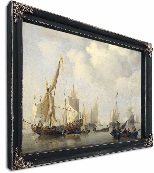 A Calm At Sea By Willem Van De Velde The Younger