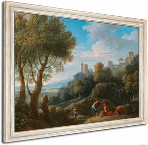 A Campagna Landscape By Jan Frans Van Bloemen