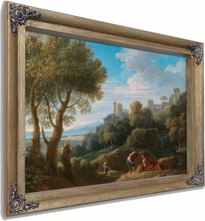 A Campagna Landscape By Jan Frans Van Bloemen