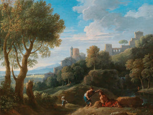 Jan Frans Van Bloemen A Campagna Landscape By Jan Frans Van Bloemen