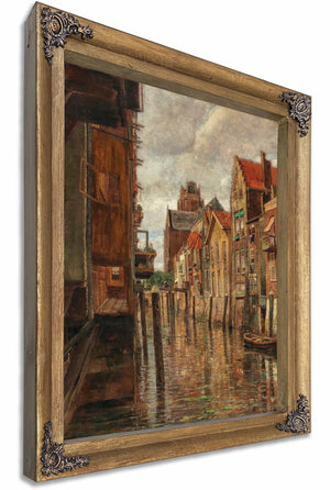 A Canal In Dordrecht By Tina Blau