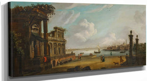 Thomas Patch A Capriccio Of A Mediterranean Port By Thomas Patch