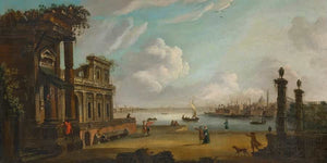 Thomas Patch A Capriccio Of A Mediterranean Port By Thomas Patch