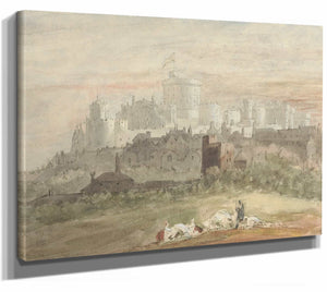 A Capriccio Of Windsor Castle By Sir George Hayter