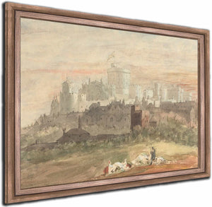 A Capriccio Of Windsor Castle By Sir George Hayter