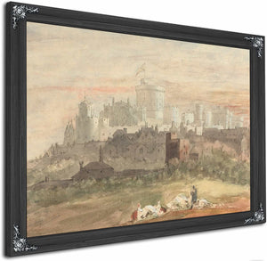 A Capriccio Of Windsor Castle By Sir George Hayter