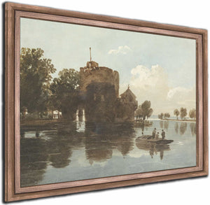 A Castle At The Waterside By John Varley