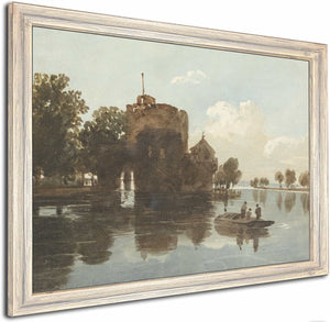 A Castle At The Waterside By John Varley