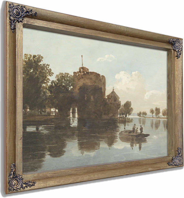 A Castle At The Waterside By John Varley