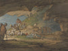 William Payne A Cave In Sunlight With Figures By William Payne