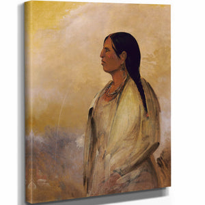 George Catlin A Choctaw Woman By George Catlin