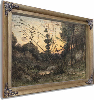 A Clearing At Sunset By Henri Joseph Harpignies