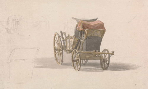 Paul Sandby A Coach With Royal Coat Of Arms (Ca 1764) By Paul Sandby