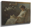 Charles Courtney Curran A Comfortable Corner By Charles Courtney Curran