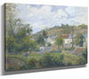 Camille Pissarro 14" x 11" / Stretched Canvas Wrap A Corner Of Lhermitage Pontoise By Camille Pissarro