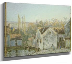 A Corner Of Moret Sur Loing By Alfred Sisley