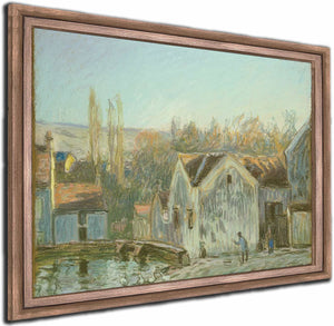 A Corner Of Moret Sur Loing By Alfred Sisley