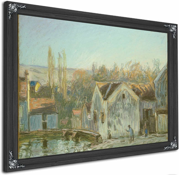 A Corner Of Moret Sur Loing By Alfred Sisley