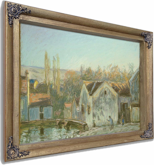 A Corner Of Moret Sur Loing By Alfred Sisley