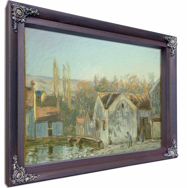 A Corner Of Moret Sur Loing By Alfred Sisley